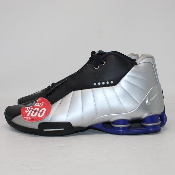 Nike Other - Nike Shox BB4 Retro NWT Men's 9 Vince Carter Black/Metallic Silver AT7843-001